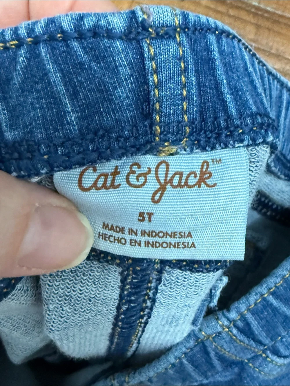 Cat & Jack 5T girls Blue Pull-On Jeggings